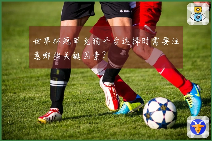 世界杯冠军竞猜平台选择时需要注意哪些关键因素？